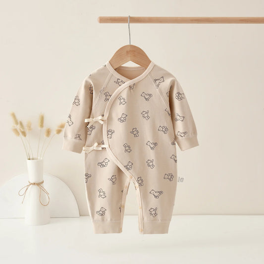 Spring Autumn 0-6 Months  100%Cotton Rompers