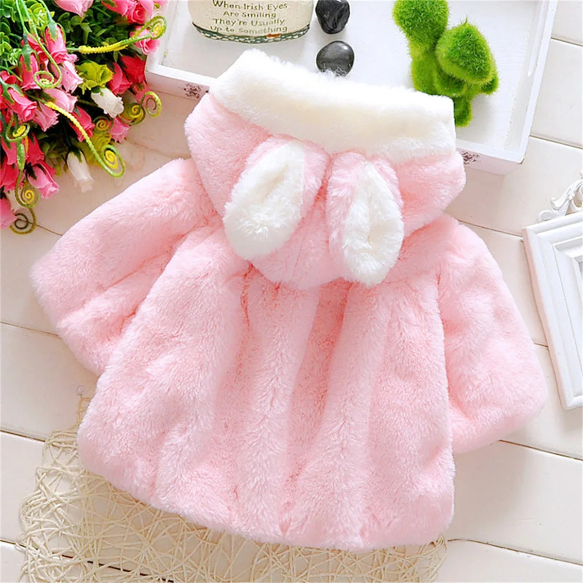 Winter Baby Girl Jacket Hooded