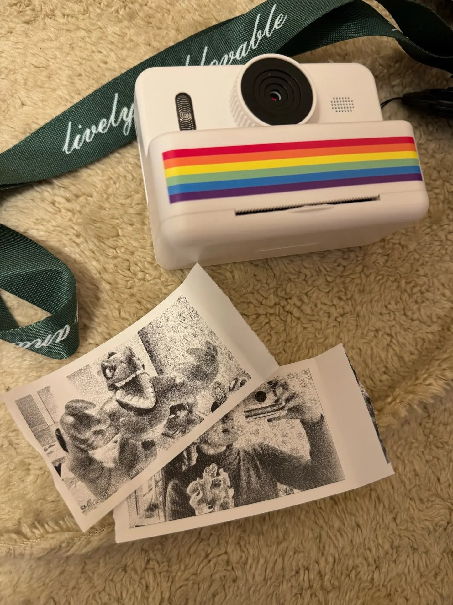 Mini Printer Portable Thermal Instant Print Photo Kids Camera 2.8inch HD