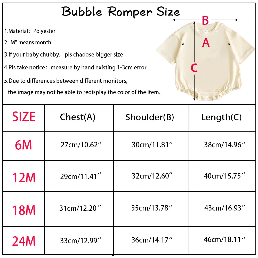 Personalised Rainbow with Name Bubble Romper Infant Jungle Birthday Party Clothes Baby Oversized Bodysuit Cute Wild One Jumpsuit
