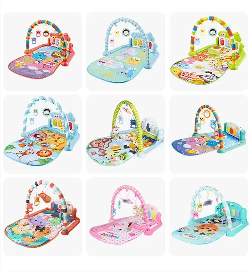 Activity Music Rack Play Mat Puzzle Carpet Piano Keyboard