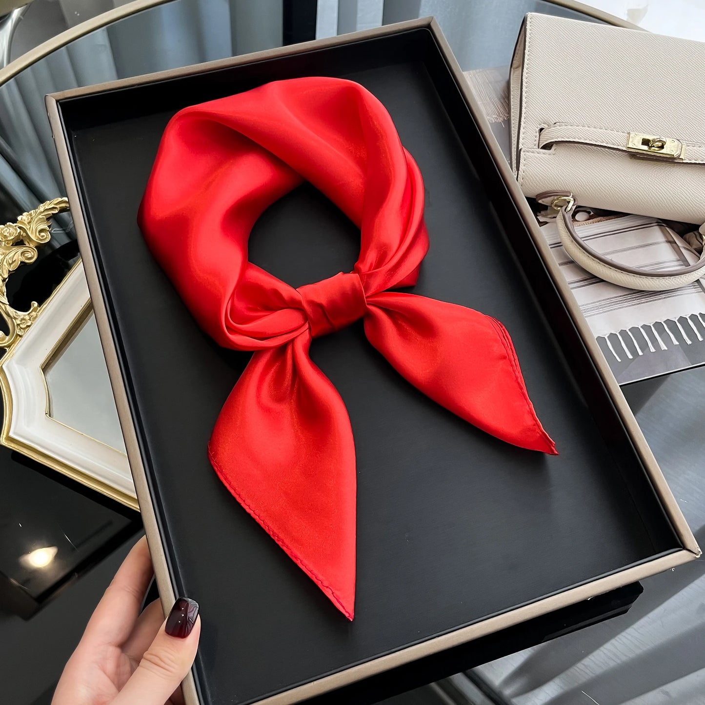 60cm Solid Colour Head Scarf