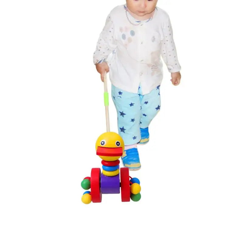 Toys Baby Push Toy Wooden Walker Walkers Trolley Pushing Toddler Toddlers Cart Walking Early Stroller Kids Learning Babies 3