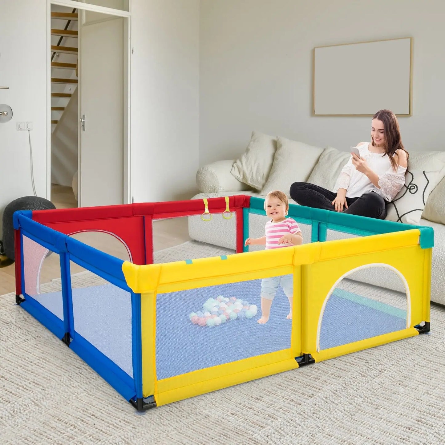Playpen Portable Large Safety Activity