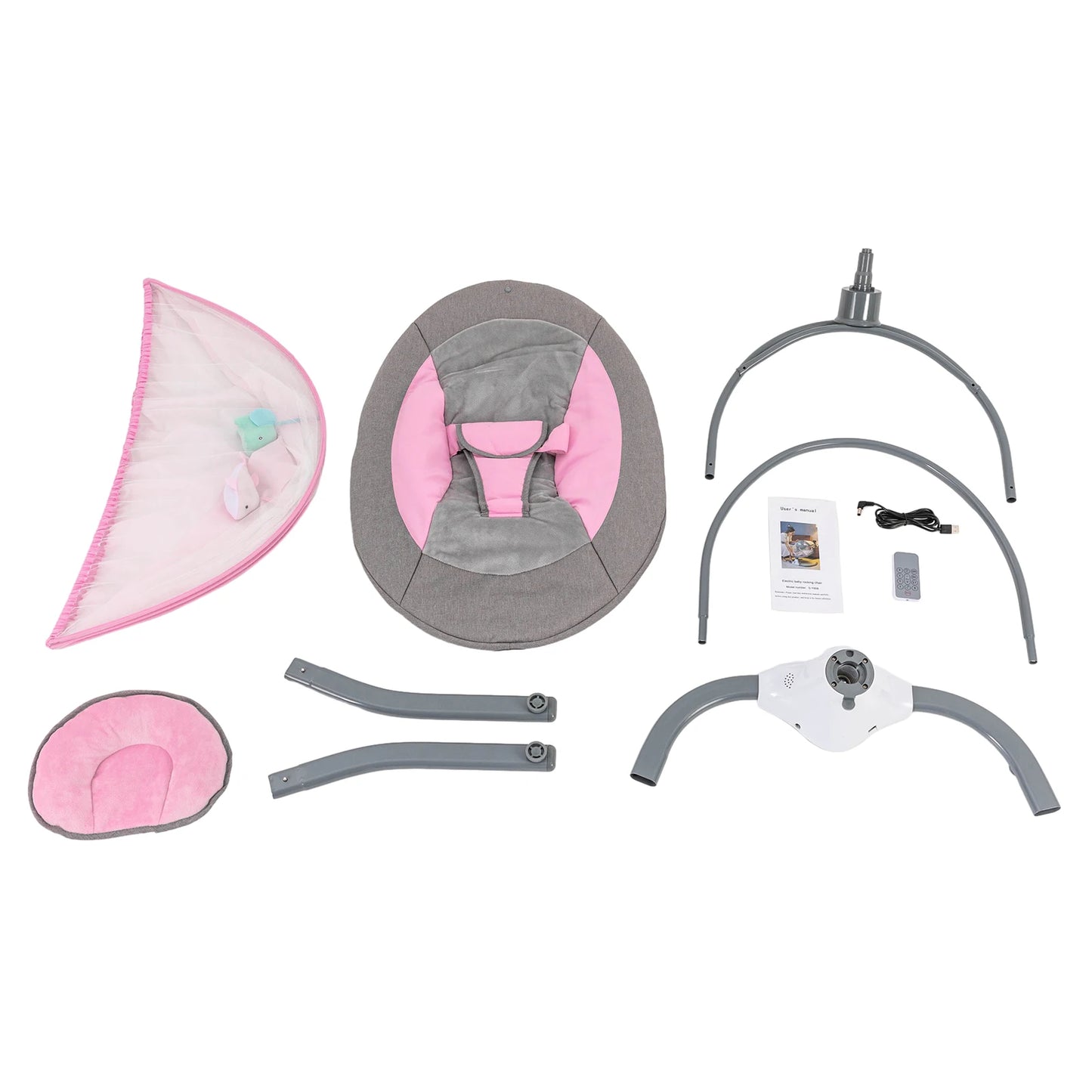 Electric Baby Swings for Infants to Toddler,Rocking Bedside Sleeper