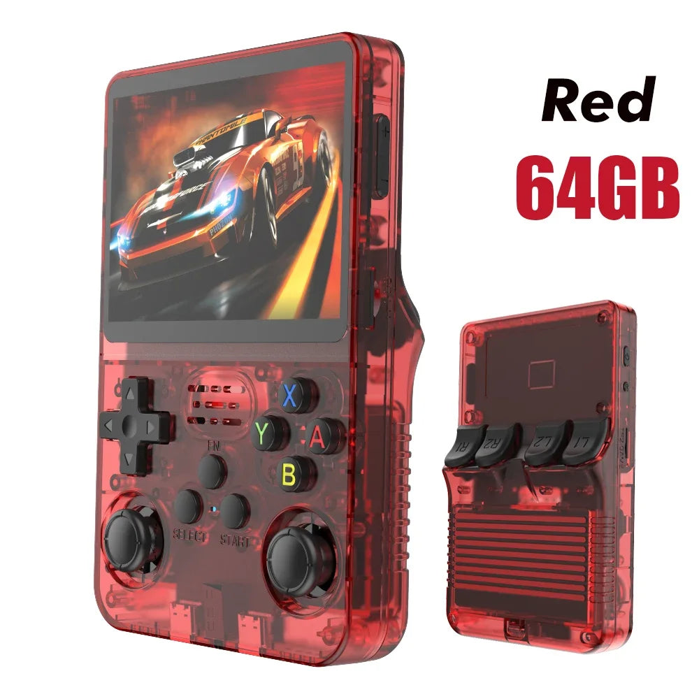 Handheld Game Console Linux System 3.5 Inch IPS Screen Portable Pocket Video Player 64GB 128GB
