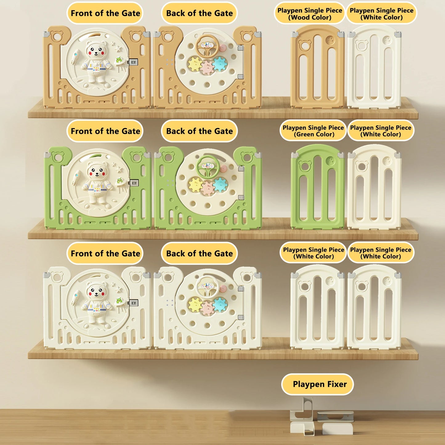 Children's Playpen Baby Safety Fence Luxury Combination Indoor Safety Barrier