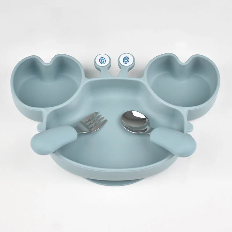 Baby Bowls Plates Fork spoon Set