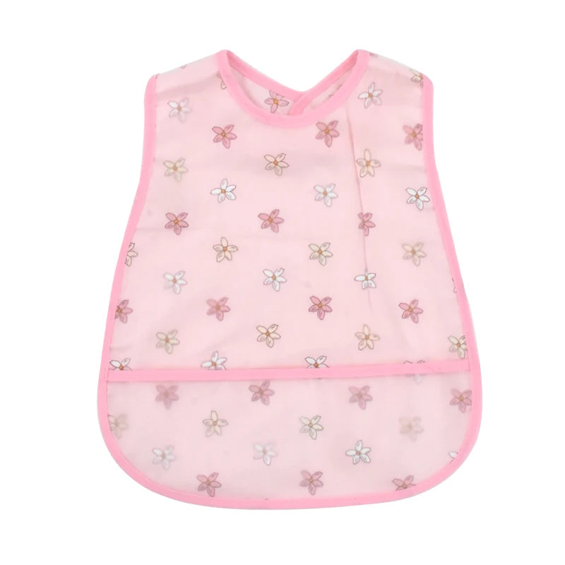 Waterproof Pocket Lunch Feeding Bibs Adjustable