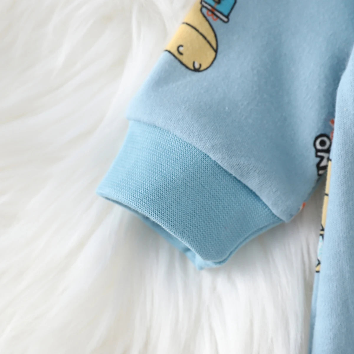 hibobi 100% Cotton Newborn Jumpsuit Comfortable Cute Animal Patterns Round Neck Baby Crawling Suit 0-18m Toddler Onesie