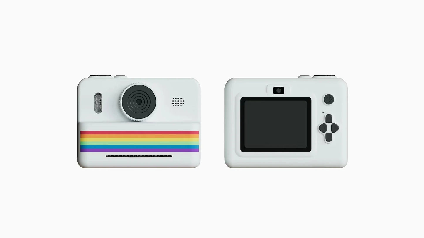 Mini Printer Portable Thermal Instant Print Photo Kids Camera 2.8inch HD