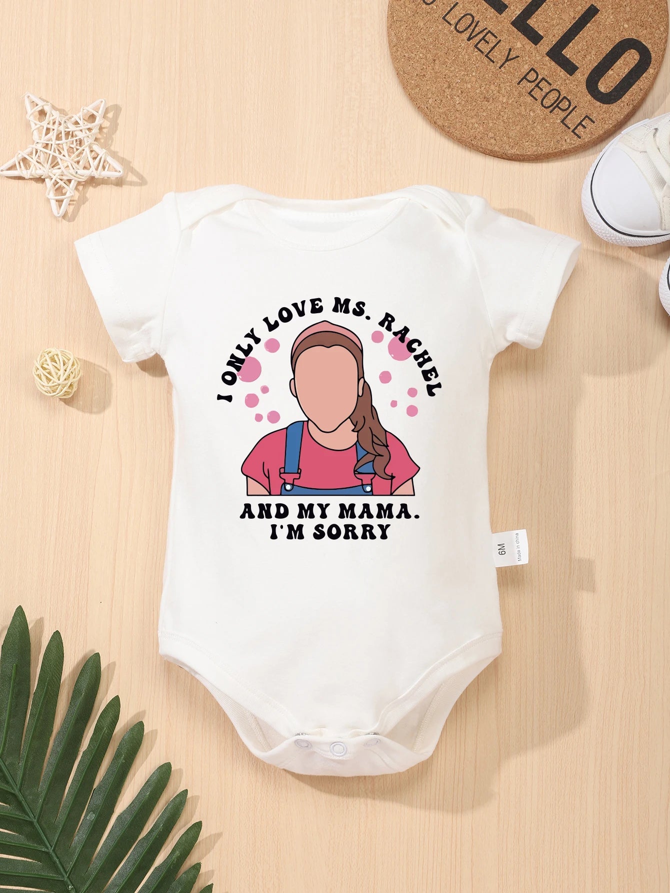 COULD I BE ANY CUTER Letter Print Baby Onesies