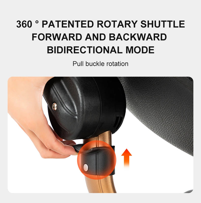 Biomimetic baby stroller 3 in 1 baby car light