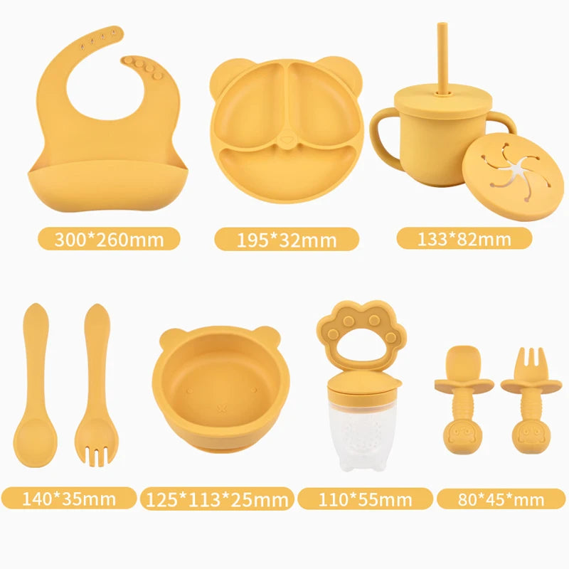 Full Set Silicone Baby Feeding