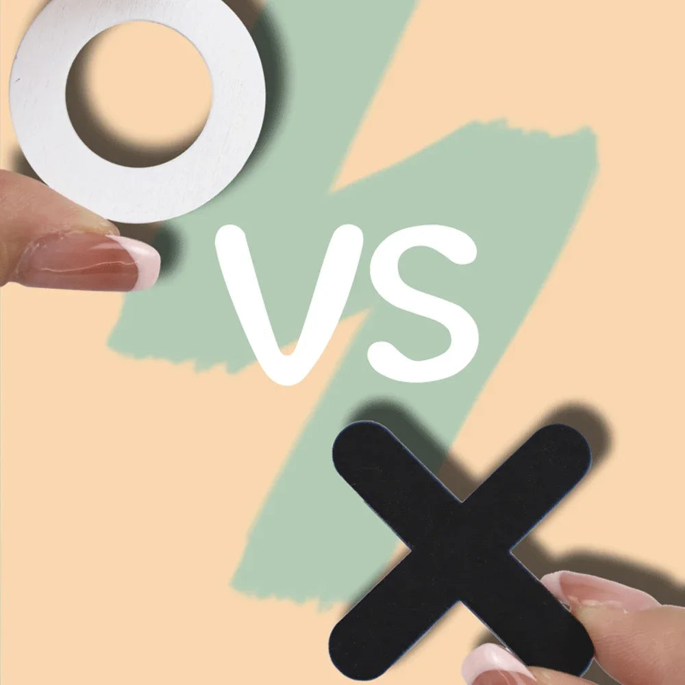 Wooden XO Tic Tac Toe Game Mini