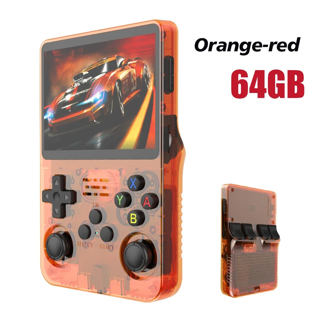 Handheld Game Console Linux System 3.5 Inch IPS Screen Portable Pocket Video Player 64GB 128GB