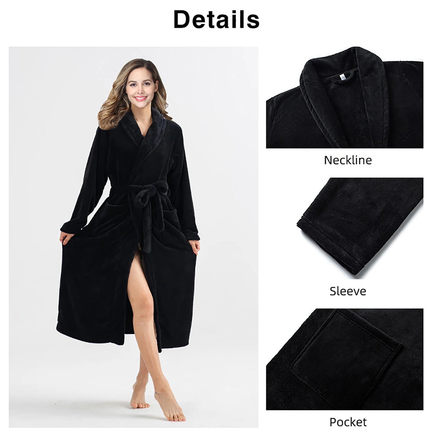 Bathrobe  long-sleeved