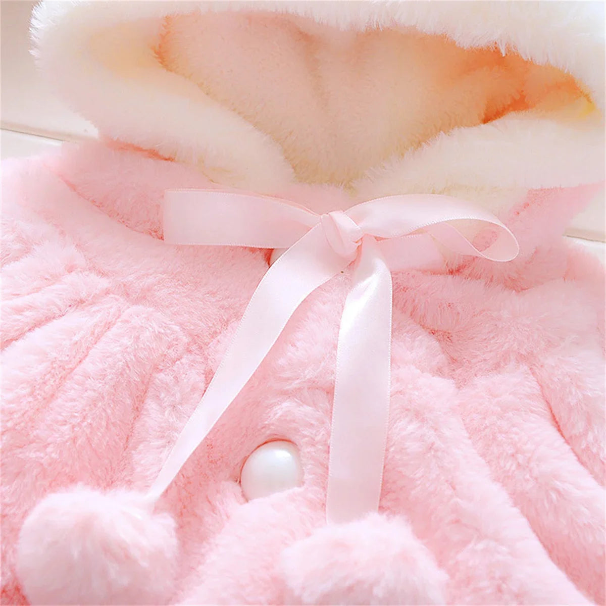 Winter Baby Girl Jacket Hooded