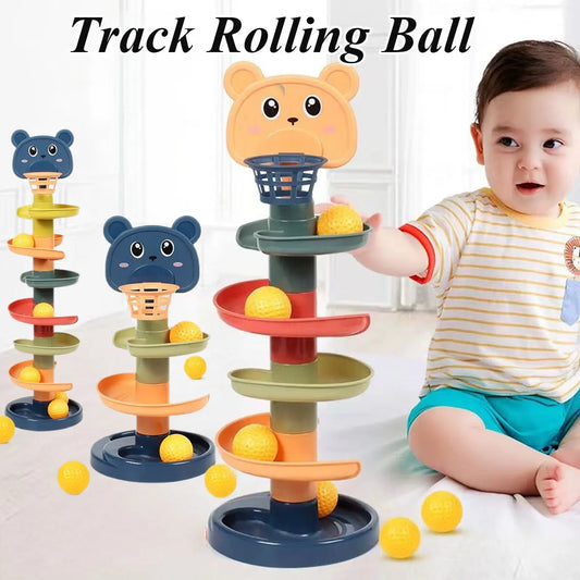 Different Layers Track Rolling Ball Toy