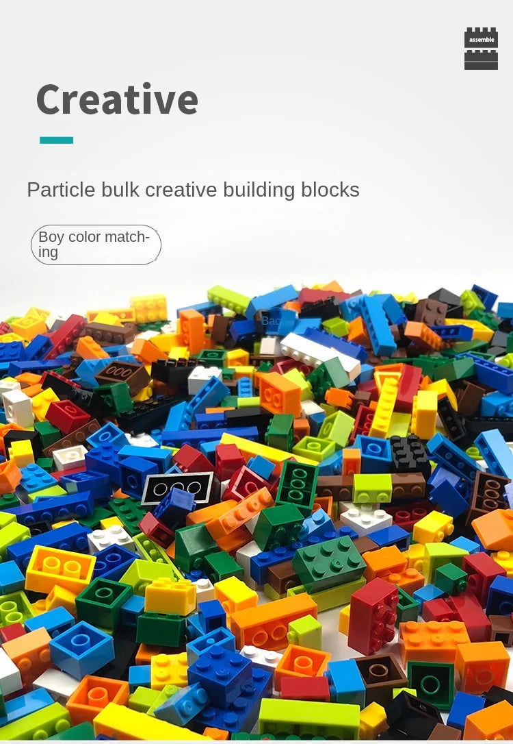 1000 DIY creative building blocks set