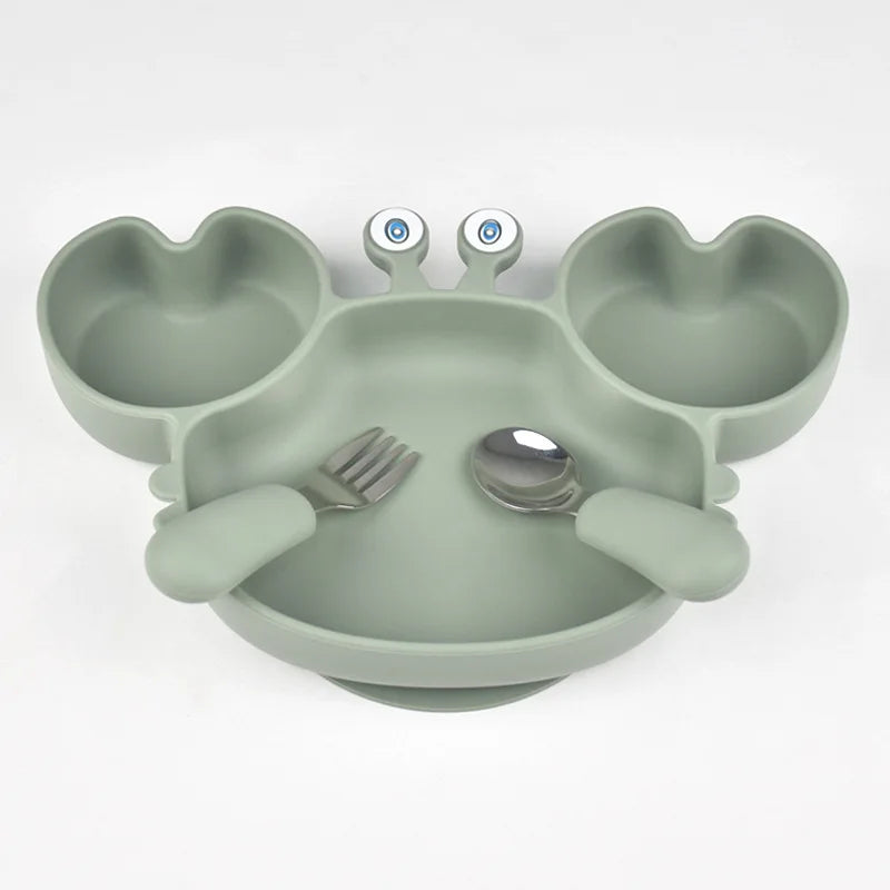 Baby Bowls Plates Fork spoon Set