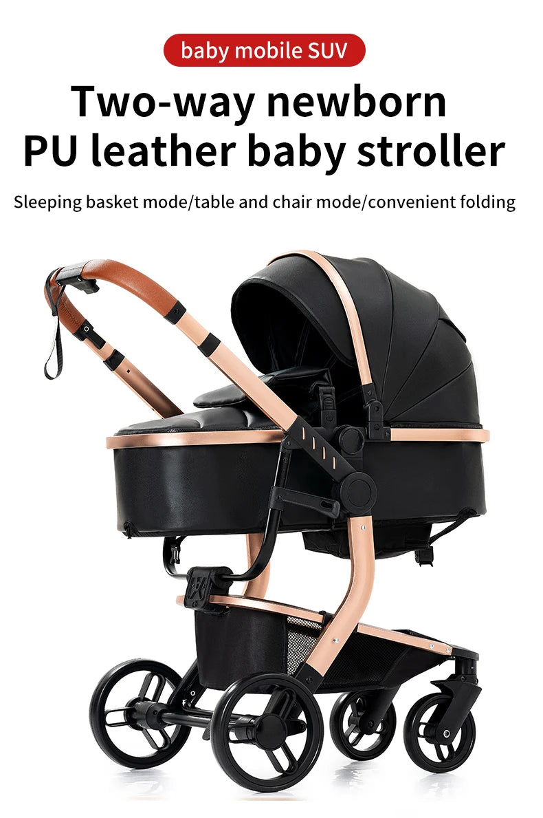 Baby Stroller lightweight  stroller 3 in1 baby car Baby carriage light trolley stroller with  bassinet