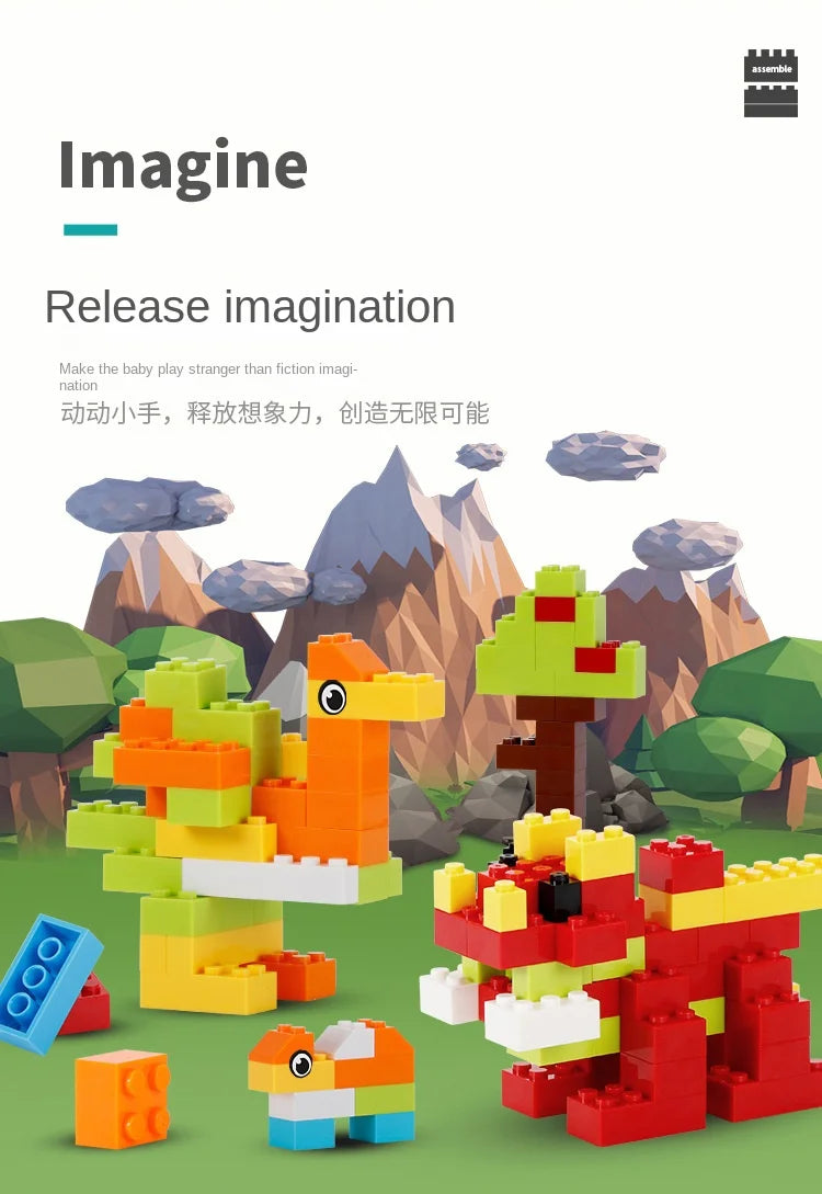 1000 DIY creative building blocks set