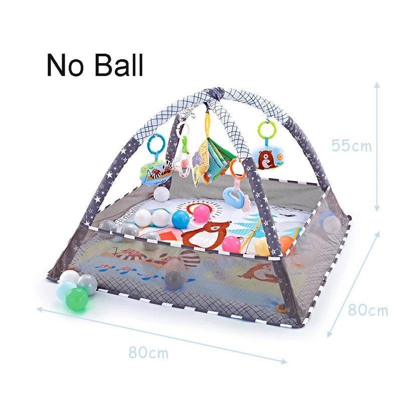 Baby Fitness Frame For Children Play Mat Rack Crawling Blanket Infant Play Rug Gift Kids Activity Gym Mat Kids Toys