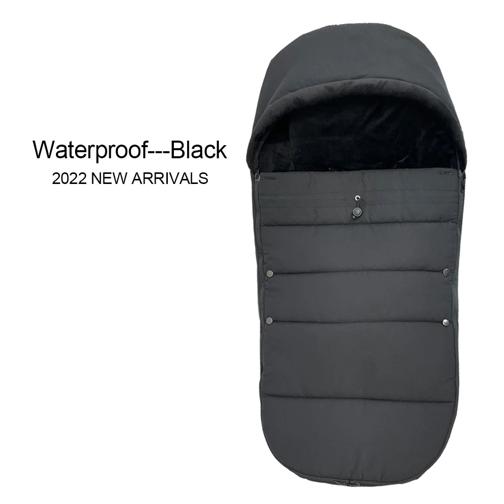 Universal Baby Stroller Footmuff  Warm Sleepsacks Pram Waterproof Socks For Babyzen