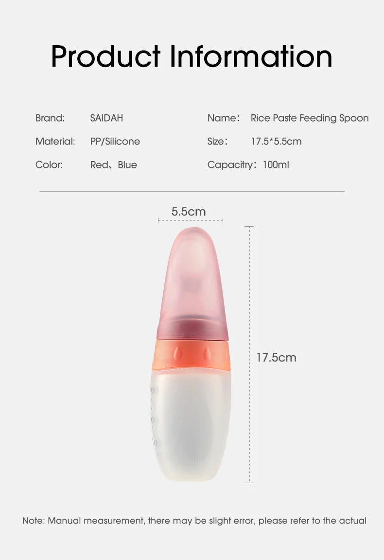 100ml Liquid Silicone Baby Feeder