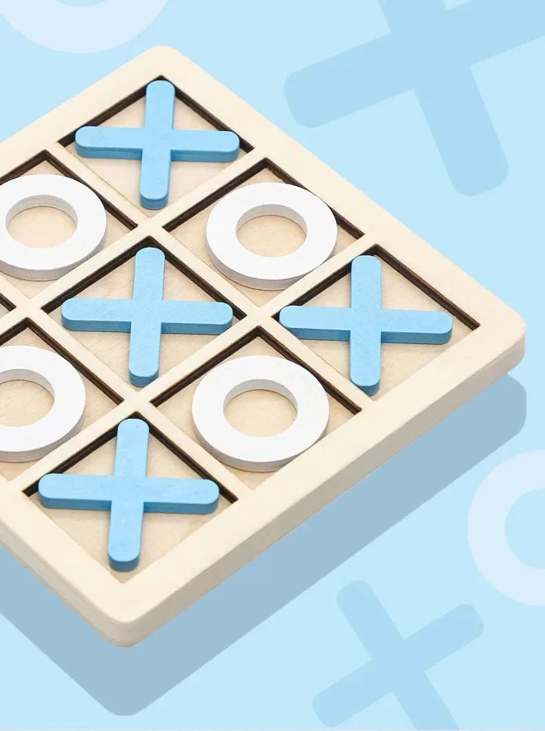 Wooden XO Tic Tac Toe Game Mini