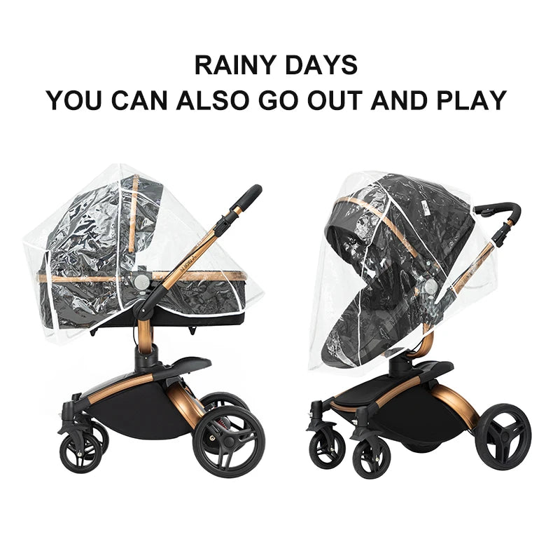 Biomimetic baby stroller 3 in 1 baby car light