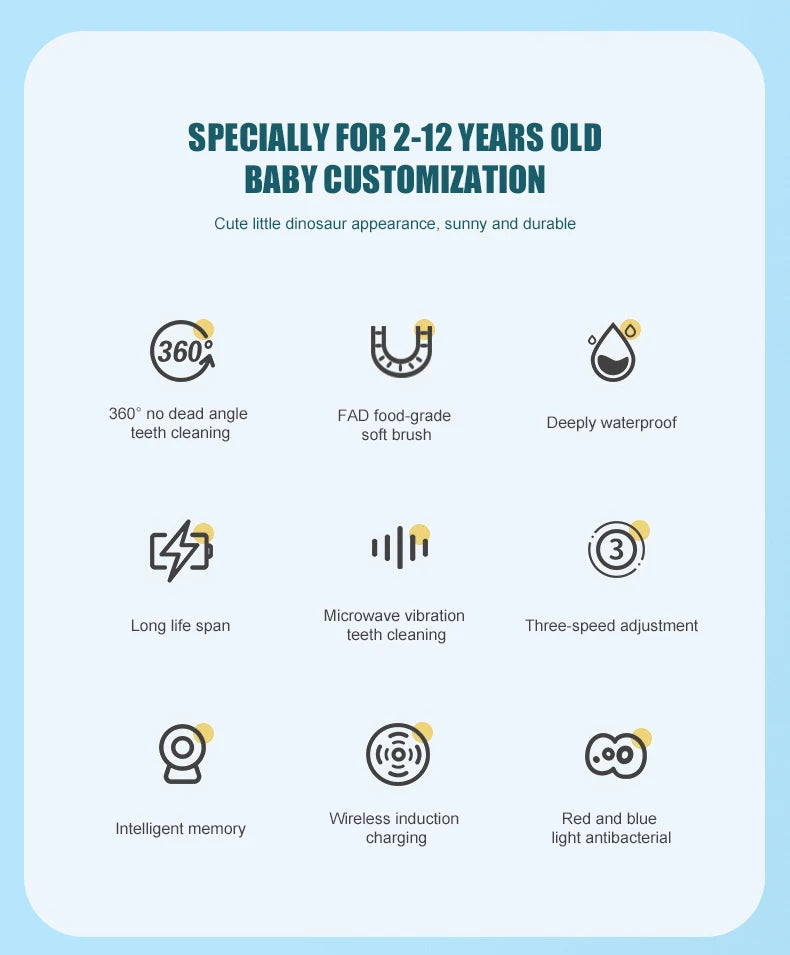 Kids U-Shape Toothbrush 360° Soft Silicone | Toddler & Baby Toothbrush | BPA-Free Manual Toothbrush for Boys & Girls | Gentle Gum Care, Safe Oral Hygiene, Fun Design