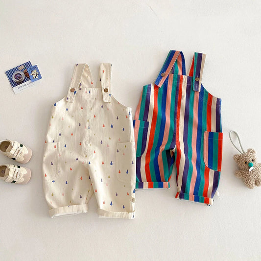 Overalls Polk Dot Jumpsuits Striped
