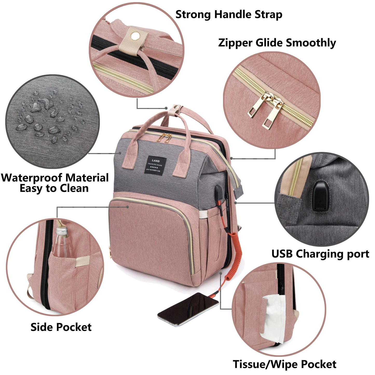 Mommy Bag Lightweight Portable