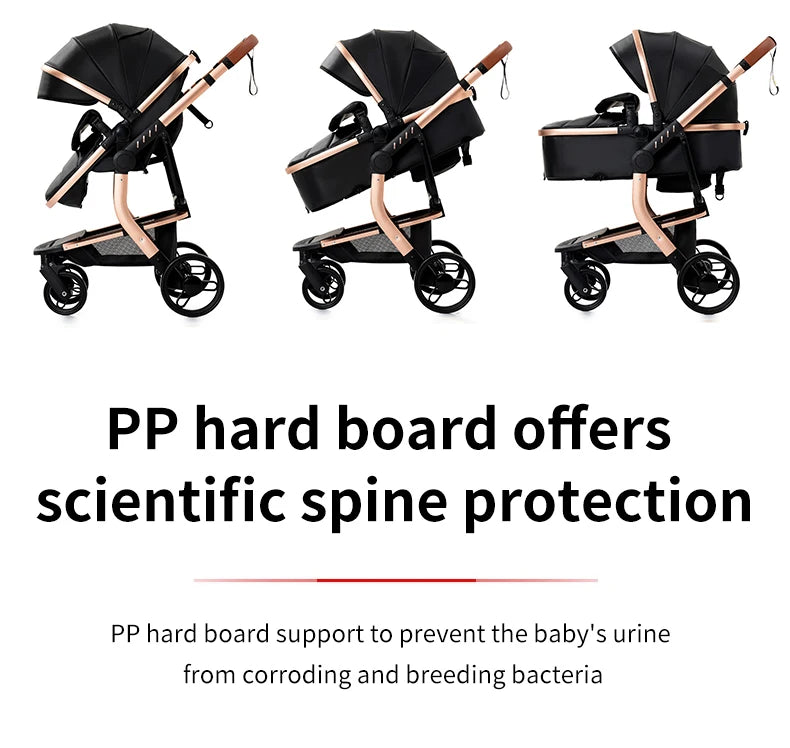 Baby Stroller lightweight  stroller 3 in1 baby car Baby carriage light trolley stroller with  bassinet