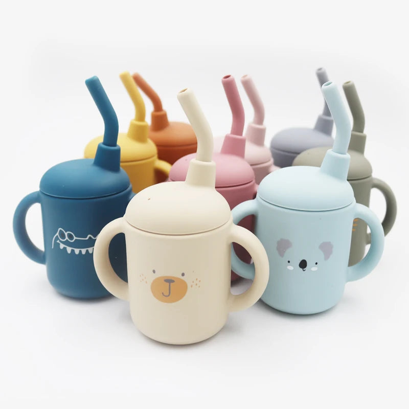120ML Baby Silicone Sippy Cup