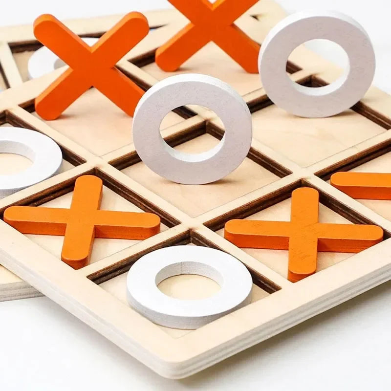 Wooden XO Tic Tac Toe Game Mini