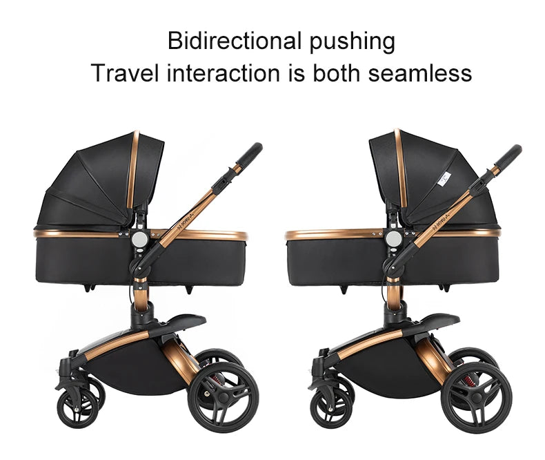 Biomimetic baby stroller 3 in 1 baby car light