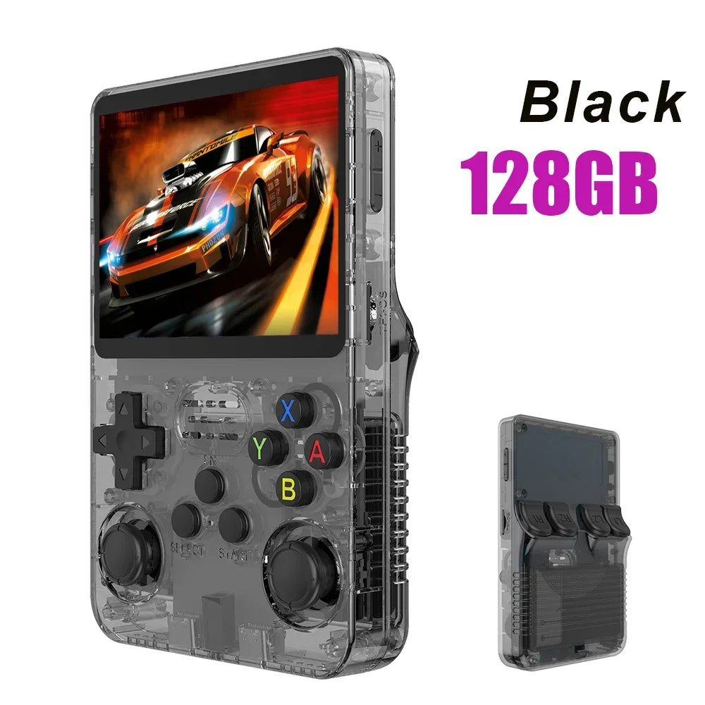 Handheld Game Console Linux System 3.5 Inch IPS Screen Portable Pocket Video Player 64GB 128GB