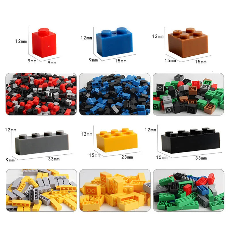1000 DIY creative building blocks set