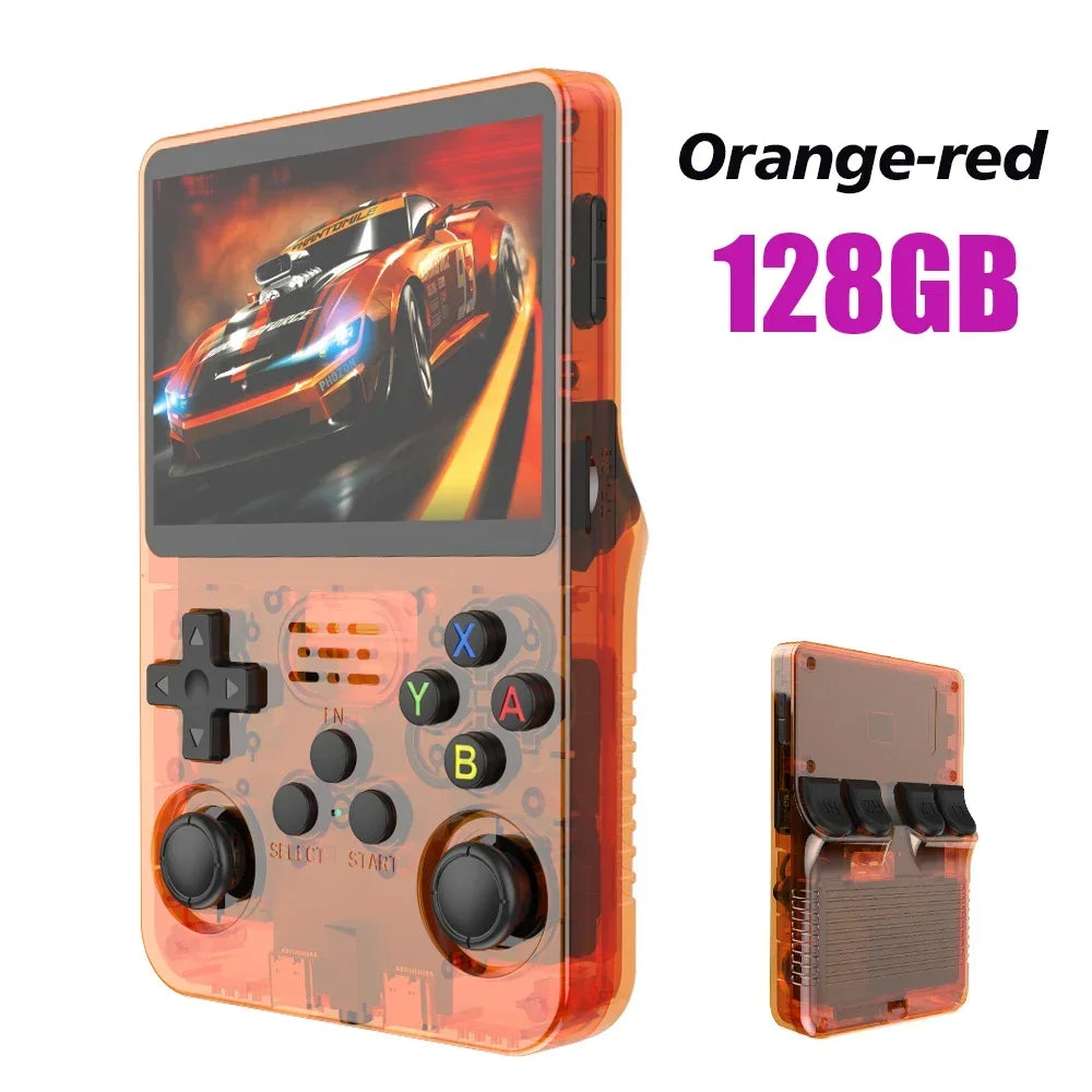 Handheld Game Console Linux System 3.5 Inch IPS Screen Portable Pocket Video Player 64GB 128GB