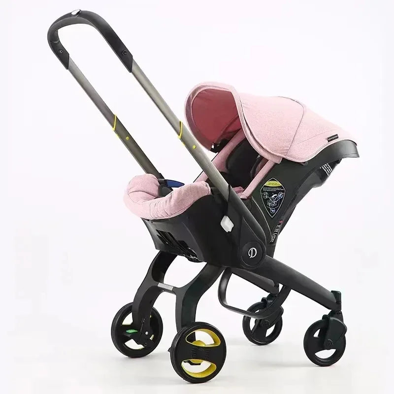 Portable Baby Stroller 4 IN 1 Travel Multifunctional Lightweight Carriage Four Wheel Stroller Mountable Cart For Baby