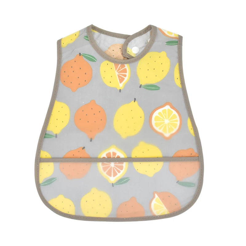 Waterproof Pocket Lunch Feeding Bibs Adjustable