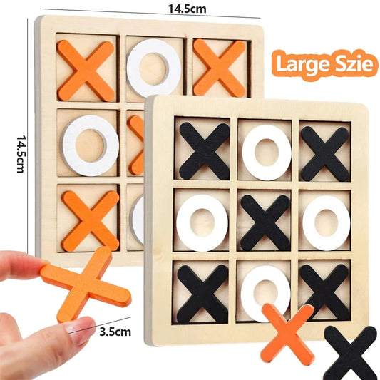 Wooden XO Tic Tac Toe Game Mini