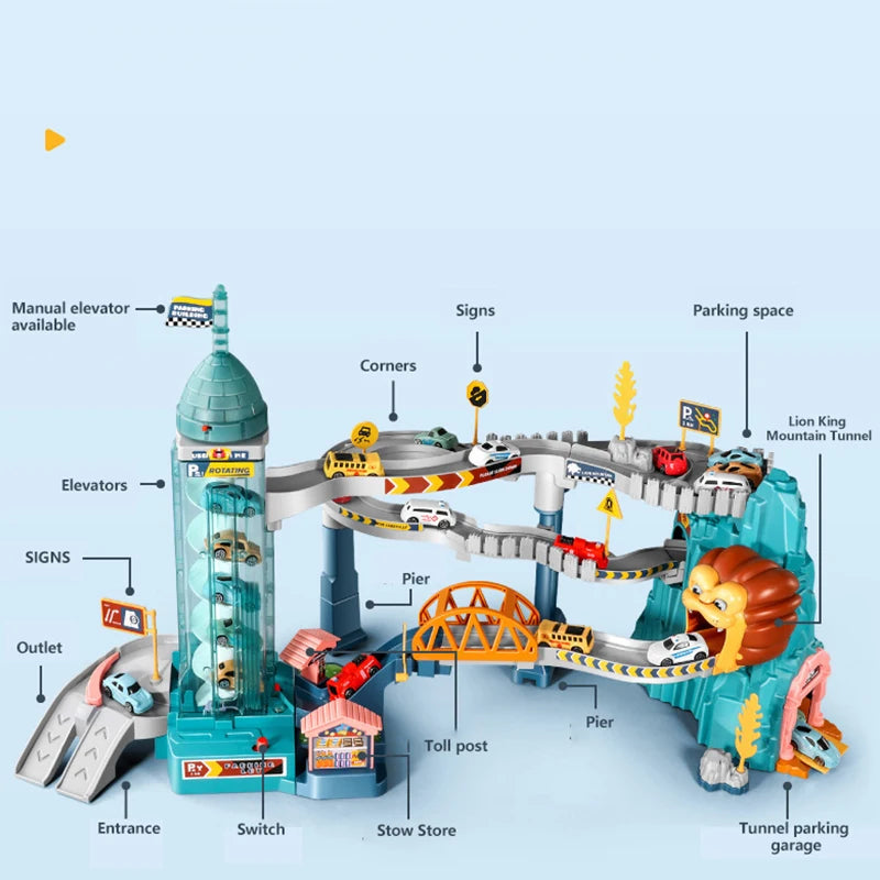 Car Track Hot Wheels Educational Race Toys Racing Rail Cars