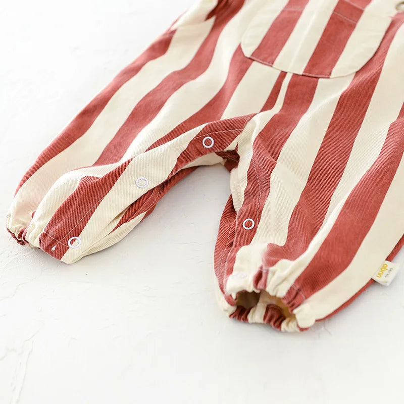 Rompers Striped Overall Jumpsuit