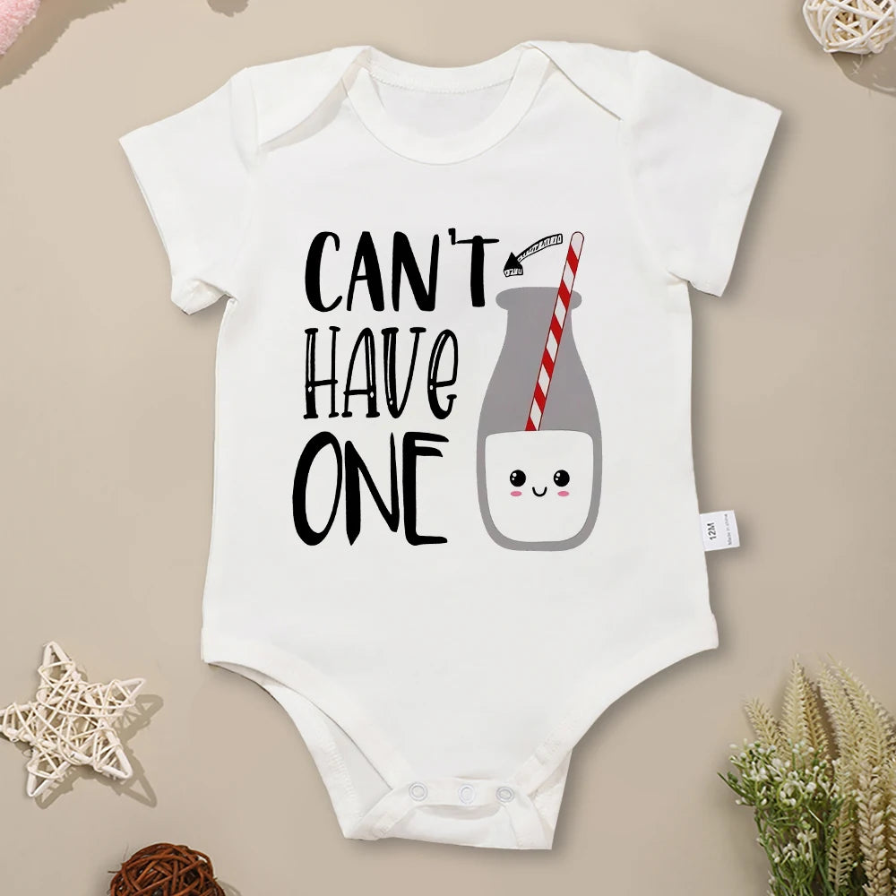 Can't Have One Without The Other Twin Baby Boys Clothes Bodysuits