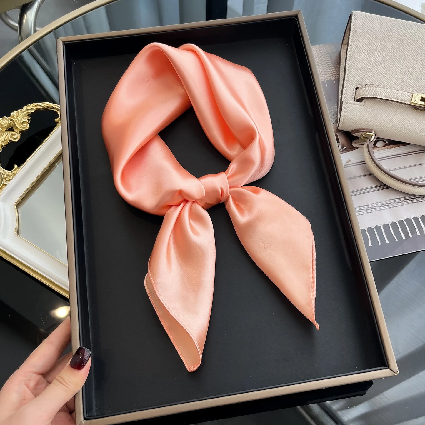 60cm Solid Colour Head Scarf