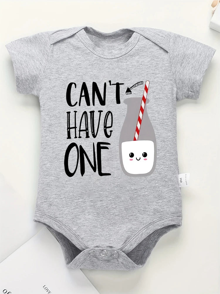 Can't Have One Without The Other Twin Baby Boys Clothes Bodysuits